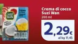Sigma Crema di cocco Suzi Wan offerta