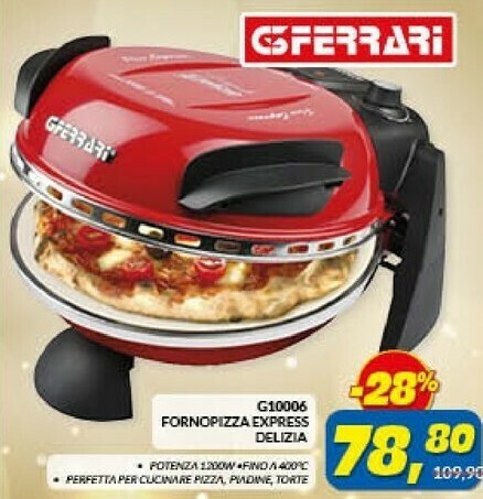 Gferrari g10006 fornopizza express delizia offerta di Risparmio Casa