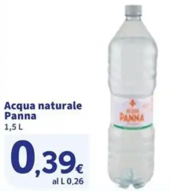 Sigma Acqua naturale Panna offerta