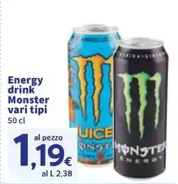 Sigma Energy drink Monster offerta