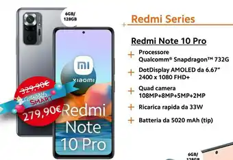 Xiaomi Redmi note 10 pro offerta