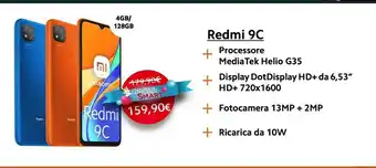 Xiaomi Redmi 9c offerta