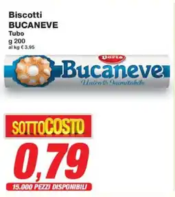 Prix Quality Biscotti BUCANEVE Tubo offerta