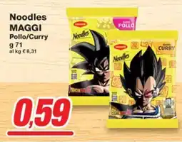 Prix Quality Noodles MAGGI Pollo/Curry offerta