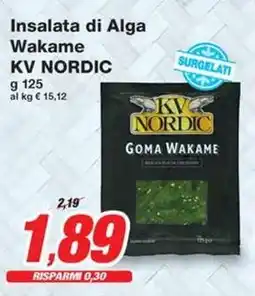 Prix Quality Insalata di Alga Wakame KV NORDIC offerta
