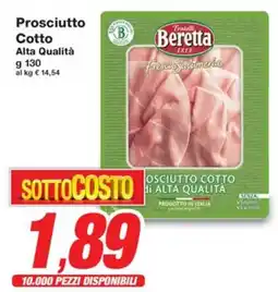 Prix Quality Prosciutto Cotto Alta Qualità offerta