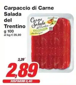 Prix Quality Carpaccio di Carne Salada del Carne offerta