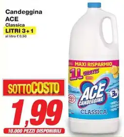 Prix Quality Candeggina ACE Classica offerta