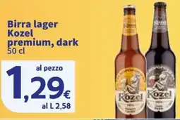 Sigma Birra lager Kozel premium, dark offerta