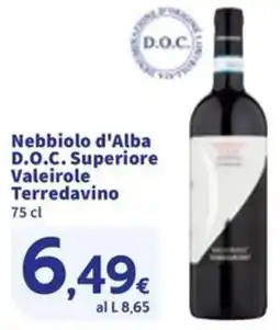 Sigma Nebbiolo d'Alba D.O.C. Superiore Valeirole Terredavino offerta