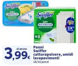 Sigma Panni Swiffer catturapolvere, umidi lavapavimenti offerta