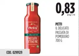Carico Cash & Carry Petti il delicato passata di pomodoro offerta