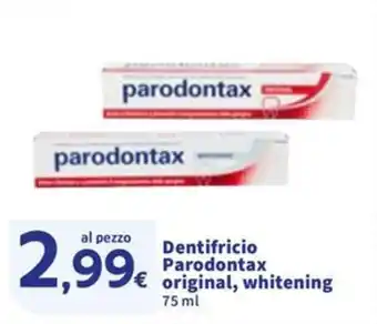 Sigma Dentifricio Parodontax original, whitening offerta