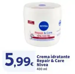 Sigma Crema idratante Repair & Care Nivea offerta