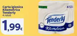Sigma Carta igienica Kilometrica Tenderly 4 rotoli offerta