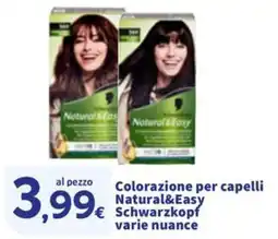 Sigma Colorazione per capelli Natural&Easy Schwarzkopf offerta