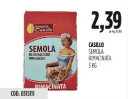 Carico Cash & Carry Casillo semola rimacinata offerta