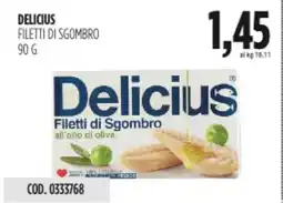 Carico Cash & Carry Delicius filetti di sgombro offerta