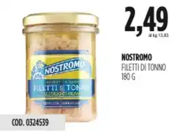 Carico Cash & Carry Nostromo filetti di tonno offerta
