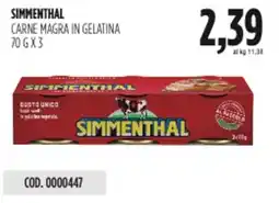 Carico Cash & Carry Simmenthal carne magra in gelatina offerta