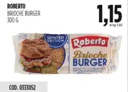 Carico Cash & Carry Roberto brioche burger offerta