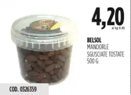 Carico Cash & Carry Belsol mandorle sgusciate tostate offerta