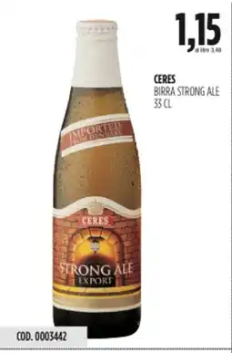 Carico Cash & Carry Ceres birra strong ale offerta