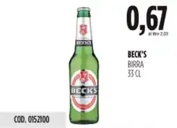 Carico Cash & Carry Beck's birra offerta