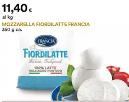 Unicoop Etruria Mozzarella fiordilatte FRANCIA offerta