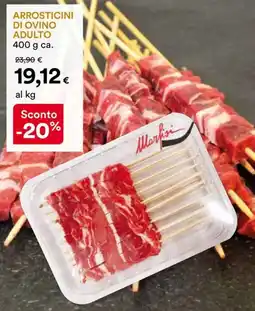 Unicoop Etruria Arrosticini di ovino adulto offerta