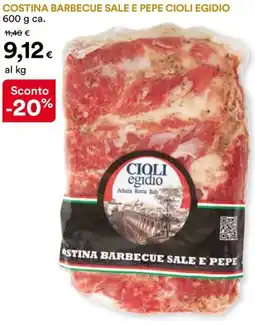 Unicoop Etruria Costina barbecue sale e pepe CIOLI EGIDIO offerta