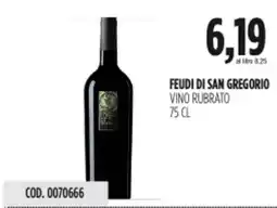 Carico Cash & Carry Feudi di san gregorio vino rubrato offerta