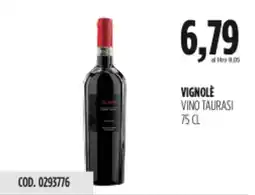Carico Cash & Carry Vignole vino taurasi offerta