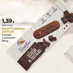 Unicoop Etruria Biscotti oswego GENTILINI offerta
