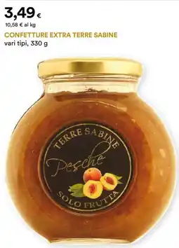 Unicoop Etruria Confetture extra TERRE SABINE offerta