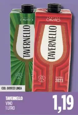 Carico Cash & Carry Tavernello vino offerta