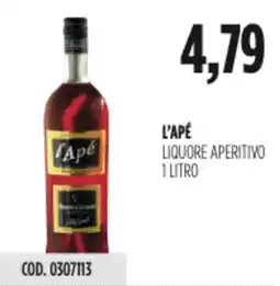Carico Cash & Carry L'ape liquore aperitivo offerta
