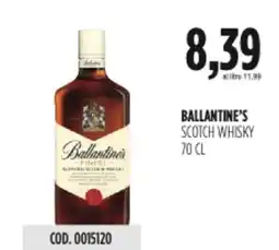 Carico Cash & Carry Ballantine's scotch whisky offerta
