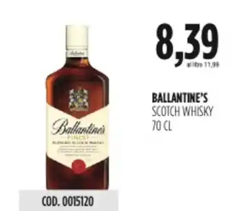 Carico Cash & Carry Ballantine's scotch whisky offerta