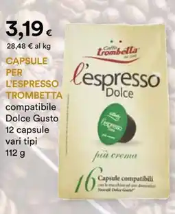 Unicoop Etruria Capsule per l'espresso TROMBETTA offerta