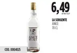 Carico Cash & Carry La sorgente anice offerta