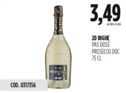 Carico Cash & Carry 20 righe pas dosé prosecco doc offerta