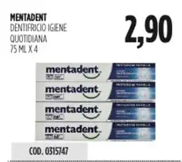Carico Cash & Carry Mentadent dentifricio igiene quotidiana offerta