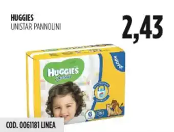 Carico Cash & Carry Huggies unistar pannolini offerta