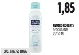 Carico Cash & Carry Neutro roberts deodorante offerta