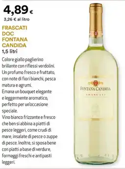 Unicoop Etruria Frascati DOC FONTANA CANDIDA offerta