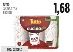 Carico Cash & Carry Tutto cucina style 3 rotoli offerta