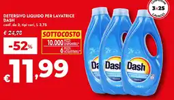Bennet Detersivo liquido per lavatrice DASH offerta