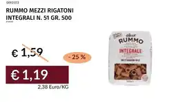 Prezzemolo e Vitale Rummo mezzi rigatoni integrali n. 51 offerta
