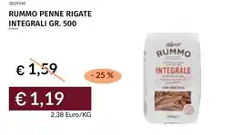 Prezzemolo e Vitale Rummo penne rigate integrali offerta